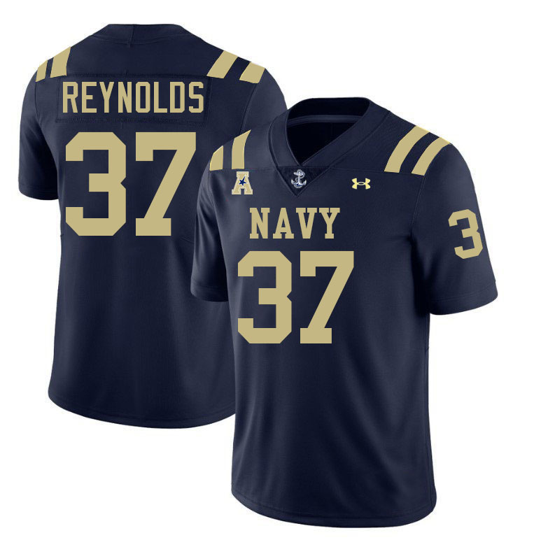 Navy Midshipmen #37 Shane Reynolds College Football Jerseys,Apparels Stitched-Navy Navy Midshipmen #37 Shane Reynolds College Football Jerseys,Apparels Stitched-Navy